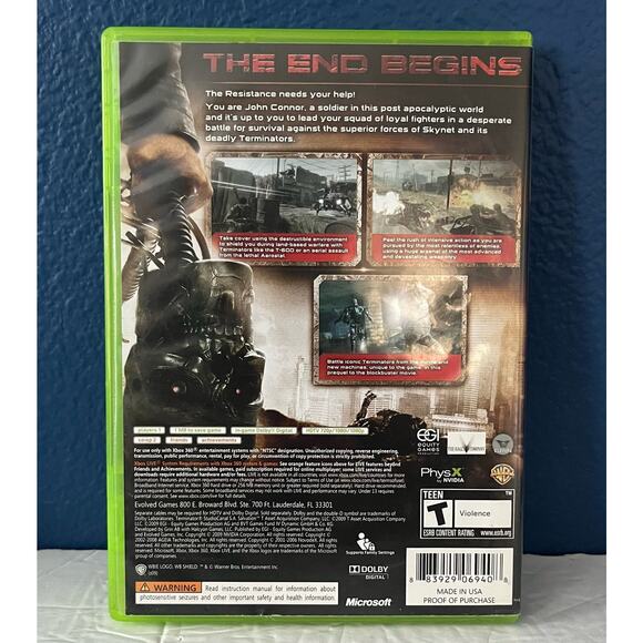 Terminator Salvation Game (Microsoft Xbox 360, 2009) - Picture 2 of 8